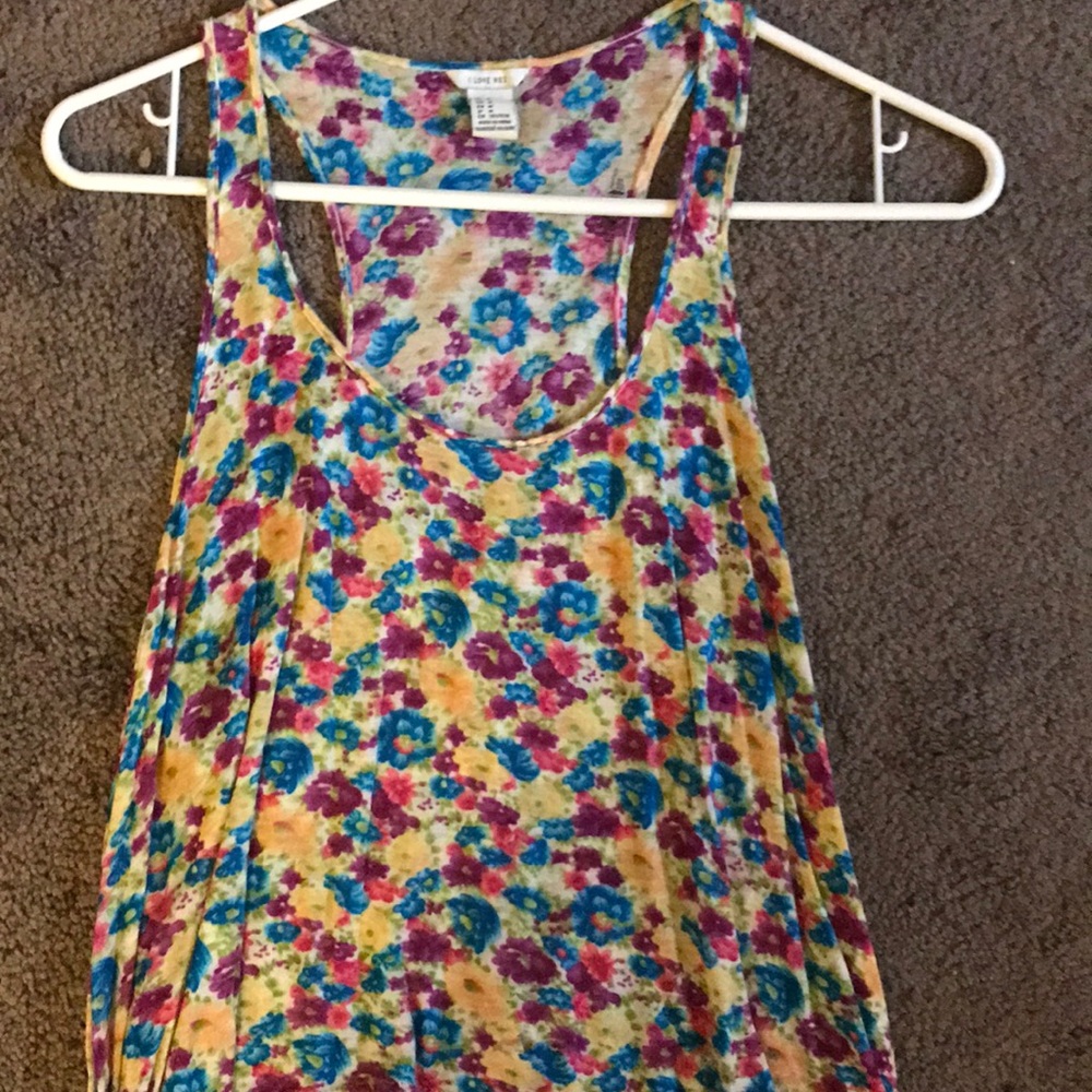 Forever 21 Floral Crop top